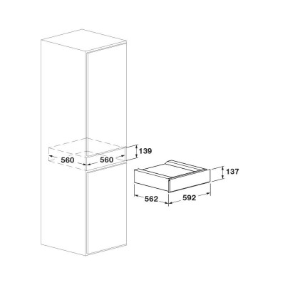 Fulgor fuwd 150 mbk urbantech cajón calentador negro