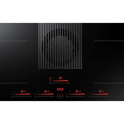 Samsung nz84t9747vk piano cottura induzione aspirante 80 cm vetroceramica nero