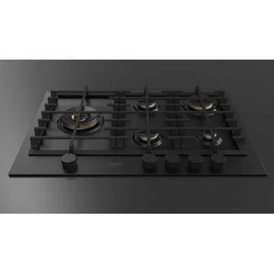 Fulgor fuh 755 g dwk mbk 75 cm gas hob Urbantech black