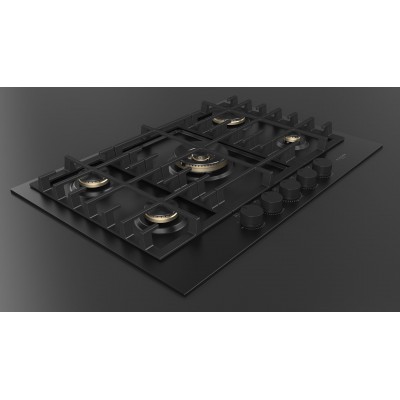 Fulgor fuh 7541 g dwk mbk 75 cm gas hob Urbantech black