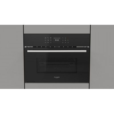 Fulgor fcmo 4510 tem bk Einbau-Mikrowelle H 45 cm Combiset schwarz