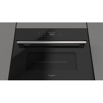 Fulgor fcmo 4510 tem bk Einbau-Mikrowelle H 45 cm Combiset schwarz
