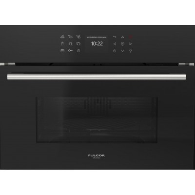 Fulgor fgmo 4508 tem bk four à micro-ondes encastrable + grill h 45 cm Combiset noir