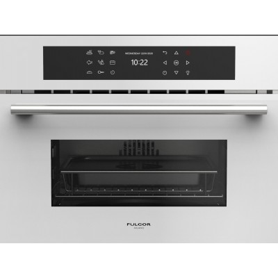 Fulgor fcso 4510 tem wh Einbau-Dampfbackofen H 45 cm Combiset weiß