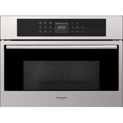 Fulgor fgmo 4508 tem x wbudowany piekarnik mikrofalowy + grill h 45 cm Combiset ze stali nierdzewnej