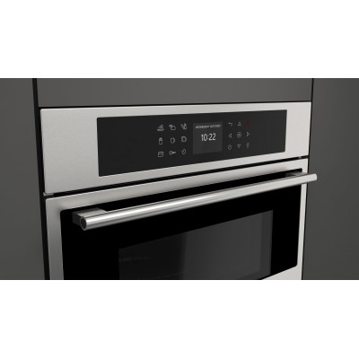 Fulgor fgmo 4508 tem x wbudowany piekarnik mikrofalowy + grill h 45 cm Combiset ze stali nierdzewnej