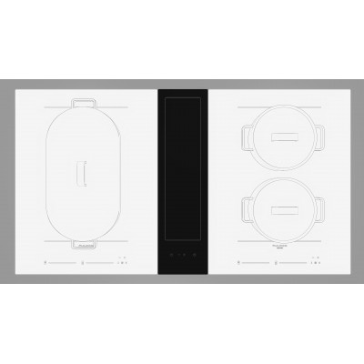 Fulgor fphd 52 ts bk schwarze Bodenhaube