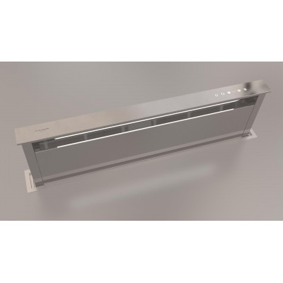 Okap kuchenny Fulgor fddh 1120 trc x Lift 120 Downdraft 112 cm ze stali nierdzewnej