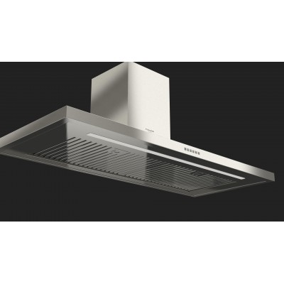 Okap ścienny Fulgor fthd 1200 tc x 120 cm ze stali nierdzewnej