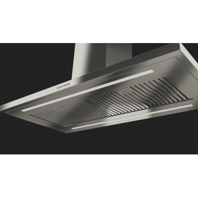 Fulgor ftihd 1260 tc x 120 cm okap wyspowy ze stali nierdzewnej