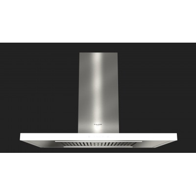 Fulgor ftihd 960 tc wh x 90 cm stainless steel island hood + white glass