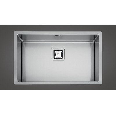 Fulgor p1b 7545 q f-sf single bowl sink stainless steel 75 cm