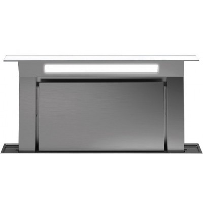 Falmec down draft cappa da piano worktop 120 cm inox + vetro bianco cddw20.e1