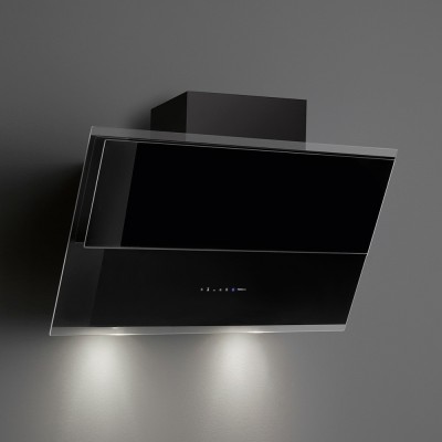 Falmec Verso NRS Wandhaube 85 cm schwarzes Glas