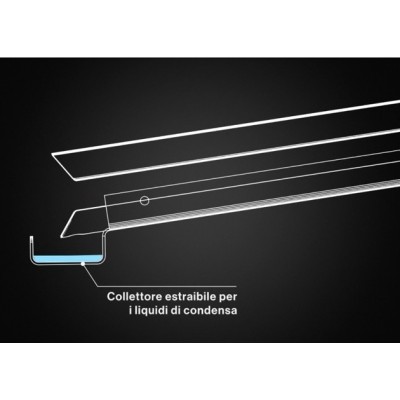 Falmec Virgola No-Drop cappa incasso 60 cm inox