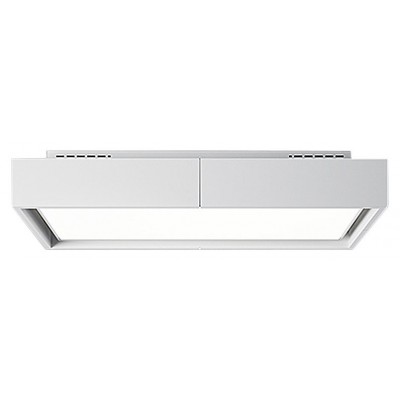 Okap sufitowy Falmec Vega 115 cm szkło białe