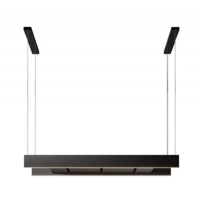 Falmec Light cappa isola 120 cm nero opaco