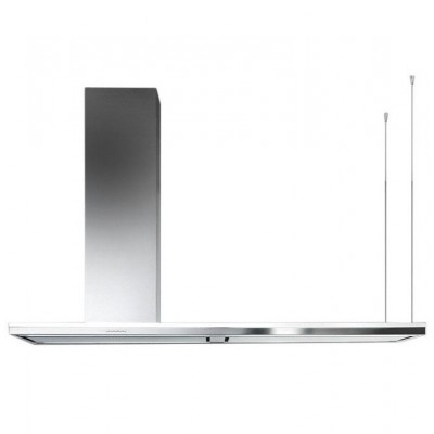 Falmec lumen island hood 175 cm stainless steel fireplace on the left