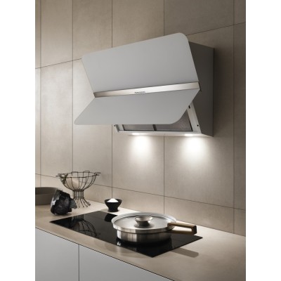 Falmec Flipper Wandhaube 55 cm weißes Glas