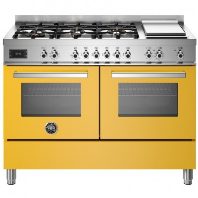 Bertazzoni pro126g2egit encimera cocina 120 cm amarillo