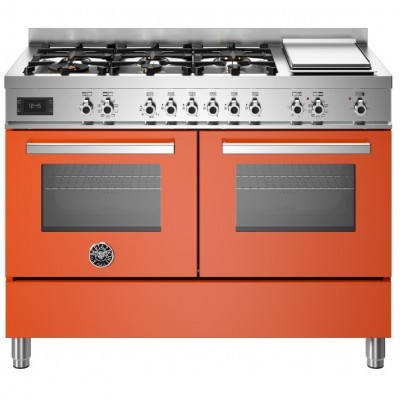 Bertazzoni Pro126g2eart encimera cocina 120 cm naranja