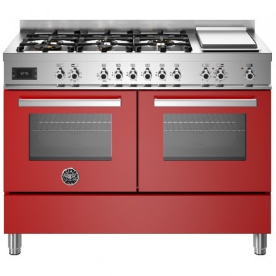 Bertazzoni Pro126g2erot encimera cocina 120 cm rojo