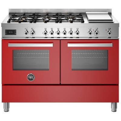 Bertazzoni Pro126g2erot countertop kitchen 120 cm red