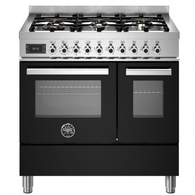 Bertazzoni pro96l2enet cucina da appoggio 90 cm nero