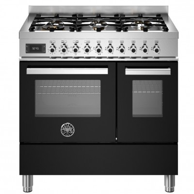 Bertazzoni pro96l2enet cuisine à poser 90 cm noir