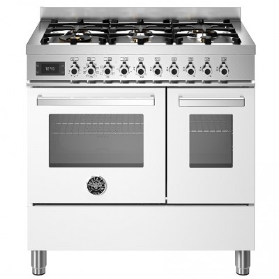 Biała kuchenka nablatowa Bertazzoni pro96l2ebit 90 cm