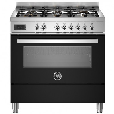 Bertazzoni pro96l1enet Arbeitsplattenküche 90 cm schwarz