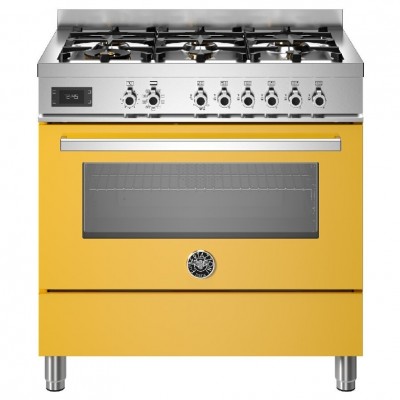 Bertazzoni pro96l1egit countertop kitchen 90 cm yellow