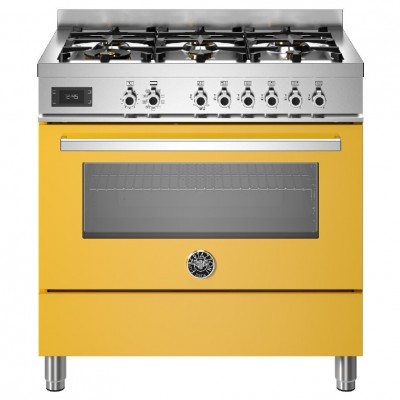 Bertazzoni pro96l1egit encimera cocina 90 cm amarillo