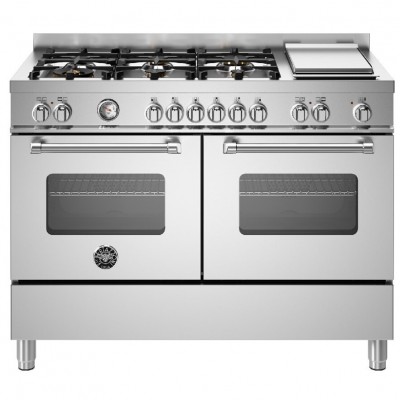 Bertazzoni mas126g2ext 120 cm stainless steel countertop kitchen