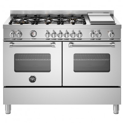 Bertazzoni mas126g2ext cucina da appoggio 120 cm inox