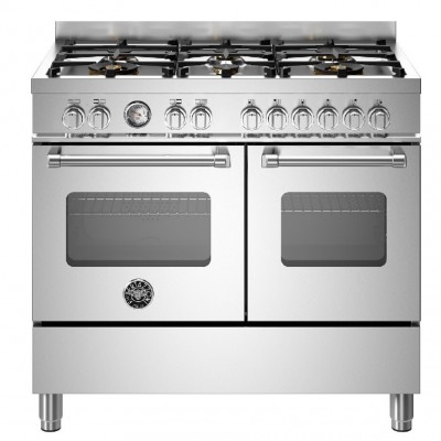 Bertazzoni mas106l2ext 100 cm blat kuchenny ze stali nierdzewnej