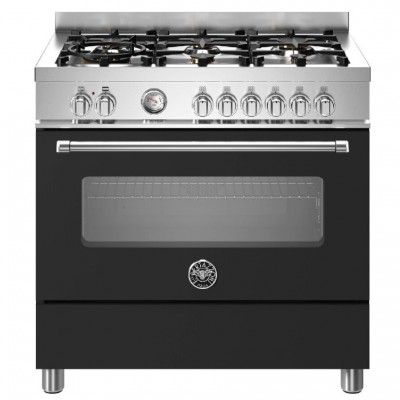 Bertazzoni mas96l1enet cucina da appoggio 90 cm nero