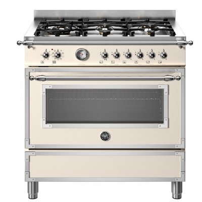 Bertazzoni her96l1eavt Arbeitsplattenküche 90 cm Elfenbein
