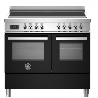 Bertazzoni pro105i2enet cuisinière à induction de comptoir 100 cm noir