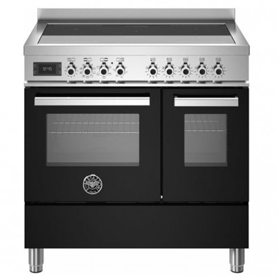 Bertazzoni pro95i2enet cuisinière à induction à poser 90 cm noir
