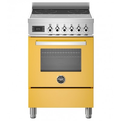 Bertazzoni Pro64i1egit cuisinière à induction à poser 60 cm jaune