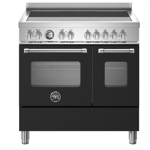 Smeg CPF9IPAN Portofino Enfoque de cocina con placa de inducción de 90 x 60  cm - antracita