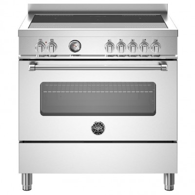 Bertazzoni mas95i1ext 90 cm stainless steel countertop induction cooker