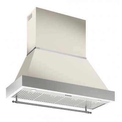 Bertazzoni kc48hertav cappa camino parete 120 cm avorio