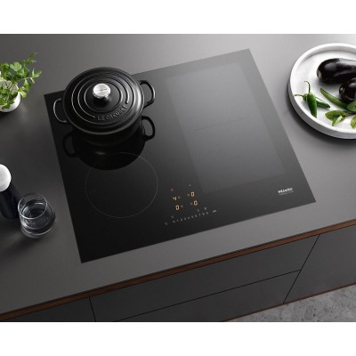 Miele km 7464 fl Induktionskochfeld 60 cm Glaskeramik schwarz