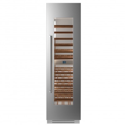 Bertazzoni wc605brx2t cave à vin encastrable 60 cm inox h 212 cm + 901557
