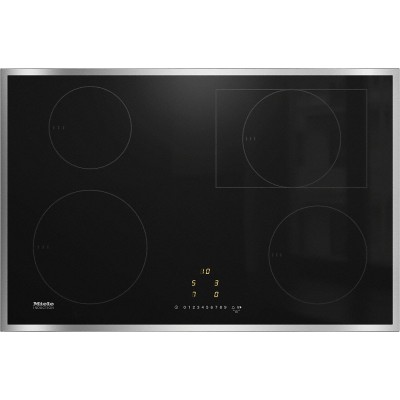 Miele km 7210 fr Plaque à induction vitrocéramique noire 75 cm