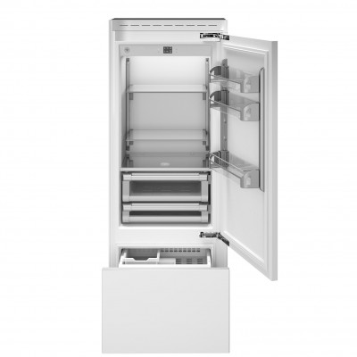 Bertazzoni ref755bbrptt built-in fridge freezer 75 cm