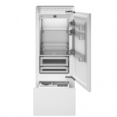 Bertazzoni ref755bbrptt frigorífico combi empotrable 75 cm