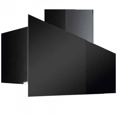 Campana de pared Barazza 1kcyp12 120 cm cristal negro